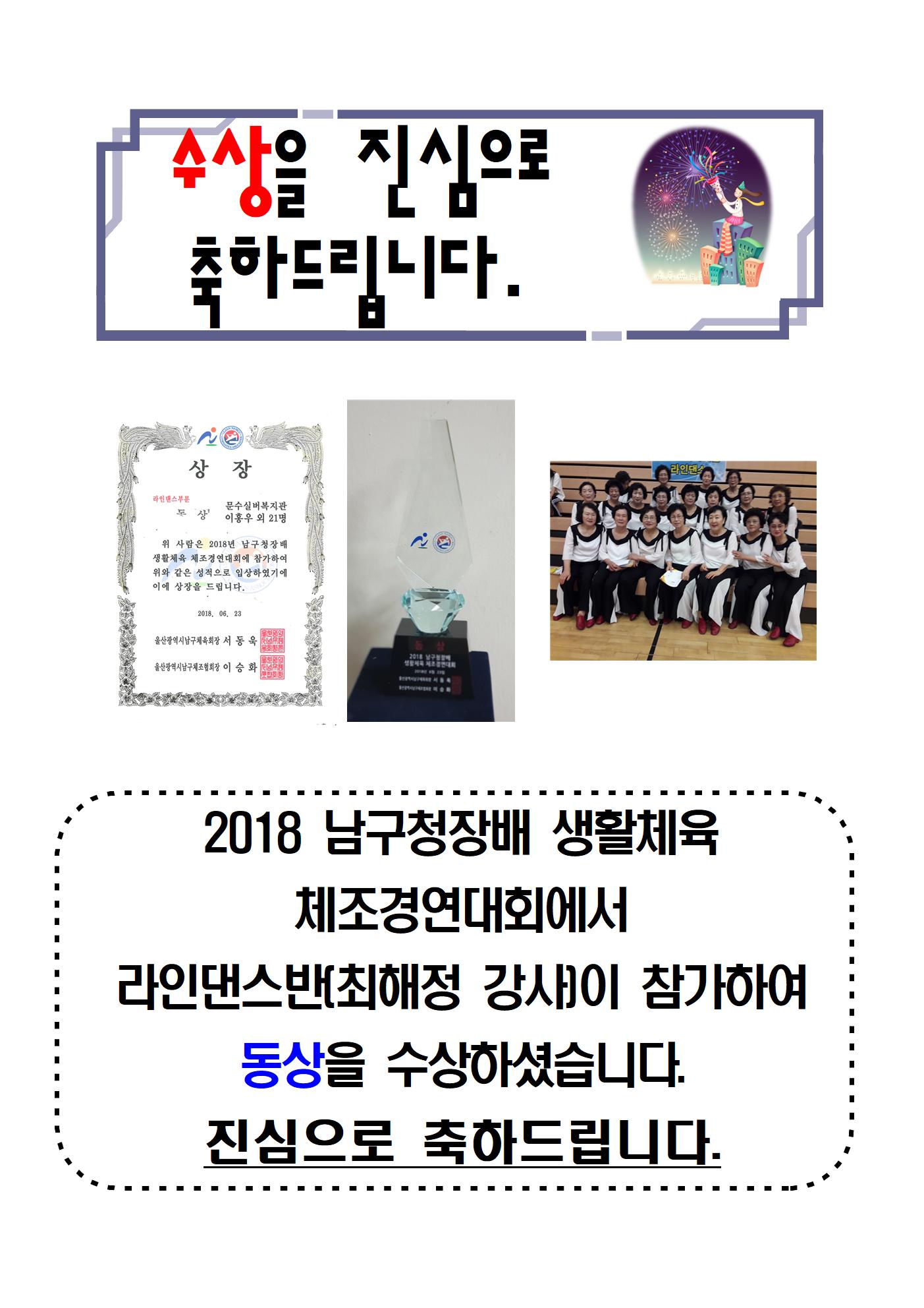 20.2018 남구청장배 생활체육 체조경연대회(라인댄스-동상)001.jpg